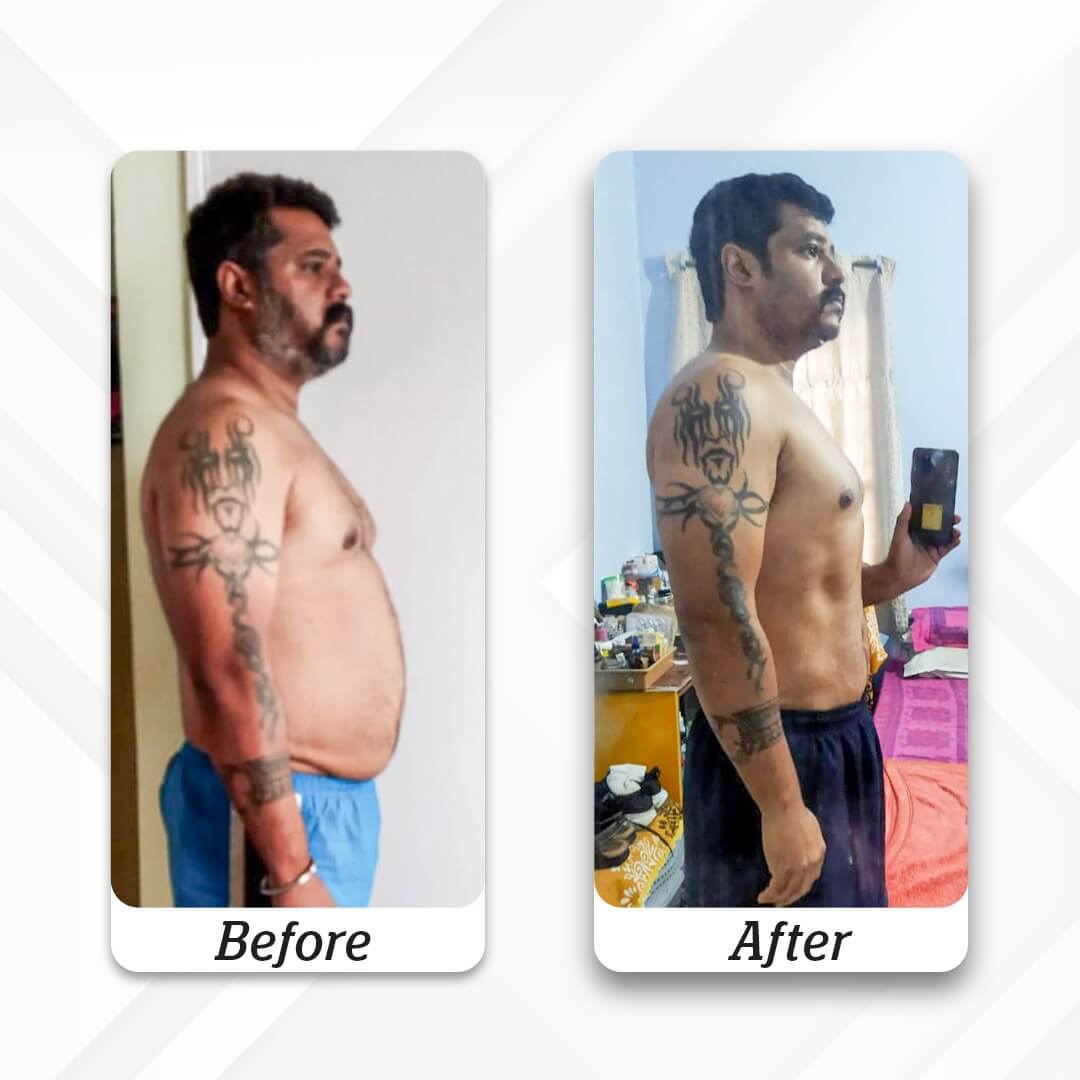 Manoj J. Kakde — Lost 15 kg in 4 months
